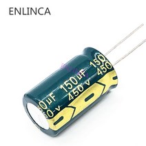 2 개/pcs RA03 450V 150 미크로포맷 크기 18*30MM 고주파 낮은 임피던스 400V150UF 알루미늄 전해 커패시터 20%