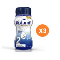 압타밀 액상분유 프로푸트라 어드밴스 (리뉴얼제품) 2단계 (6-12개월) 200ml 3개 (유통기한 2023.8.14)