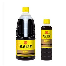 몽고 송표간장 골드1.5L 간장+(송표골드500ml무료증정), 1.5L, 1개