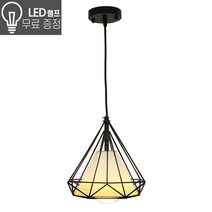 라인조명 로즈다이아1등 펜던트 LED 12w 볼램프 1개 무료증정 3가지 색상 블랙 로즈골드 골드 다이아1등 다이아식탁등 다이아팬던트 led식탁1등 led식탁조명등1등 다이아, 블랙1등(대)-전구색노란빛