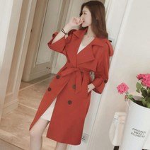 SAMARA 여성 봄신상 롱 트렌치코트 봄가을 트렌치 코트