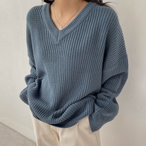 데이데이 하찌 브이넥 니트