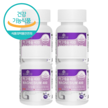 그린코어 산화 마그네슘 400mg 영양제 보충제 마그네슘제 건강증진, 4통, 1200mg/108g/360정, 12개월분