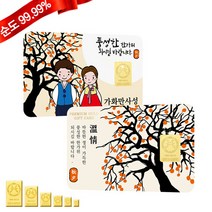 골드모아 순금카드 골드바 0.5g 24K [감나무A] 추석 개업 창업 축하 감사 기념 선물