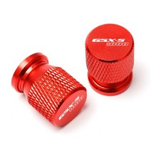 스즈키 GSXS1000 GSXS 오토바이 휠 타이어 커버 트럭 튜브 밸브 플러그 스템 캡 CNC 액세서리 부품, 05 Red