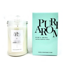 에인디 핸드메이드 천연 소이 캔들 750g (대용량 빅사이즈 캔들), 화이트쟈스민&민트