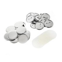 뱃지제작기 뱃지 버튼 253237445875mm 라운드 배지 부품 200 피스 금속 핀 키트 메이커 기계 DIY 도구, 200Pcs Badge Button+37mm