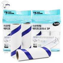 [RAΕ] MK_ S-05 사선컷팅 90회 테이프크리너 리필만 9롤 고양이털 먼지클리너 강아지 크리너 ▷_4Ε470Ea, Ε본상품선택!