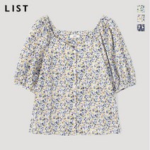 LIST_02 [리스트] 하트넥 플라워 패턴 블라우스_TWWBLM60110