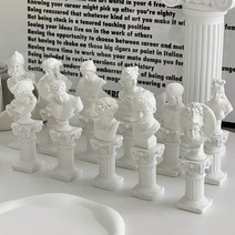 미니 석고상 조각상 + 미니 기둥 받침 세트, 쥴리앙