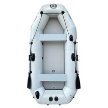 PVC 소재 두꺼운 태양열 해양 보트 2.6M 카약 에어 플로어 낚시 야외 물 엔터테인먼트, [01] Gray