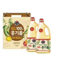 CJ 제일제당 백설 튀김 부침개 식용유 가정용 업소용 대용량 1.8리터 2P 명절 선물세트 2박스 3박스 4박스, 1.8LX2P 2박스