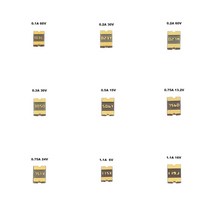 PTC 재시동 퓨즈 1812 SMT SMD 0.1A 2A 2.6A 6V 8V 13.2V 15V 24V 30V MF-MSMF BOURNS, 02 0.2A 30V_01 5 PCS