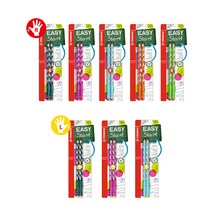 스타빌로 이지그래프 연필B 2본 올바른 글씨, B블루(왼손)