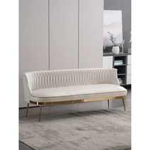 업소용 대기실 쇼파 좋은 푹신한 프렌치 로비 소파, 오렌지화이트