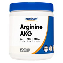 뉴트리코스트 아르기닌AKG 파우더 300g 알파 케토글루타레이트