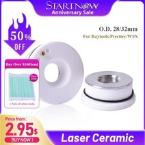 압력 세탁기 Startnow파이버 레이저 세라믹 KT B2 CON 2832mm Precitec Raytools WSX 커팅 조각 기계 헤드 노즐 홀더 부품, A-28mm+1 PC