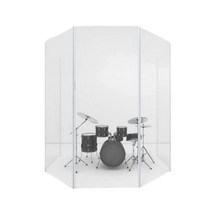 투명 방음 부스 칸막이 방음벽 차음재 가정집 조립식, 상세이페이지 참고, 두께 7mm - 120x60cm 팬 5개