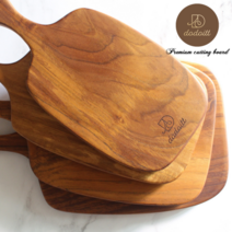 플레이팅 도마 통원목 티크도마 무료각인 도마관리키트제공, 패들 4호