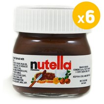 누텔라 미니 초콜렛 스프레드 쨈 Nutella Mini 25g 6팩