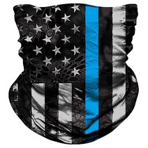 넥 가이터/안면 마스크/안면 스카프/안면 반다나/UV 보호 오토바이 사이클링 라이딩 러닝 헤드밴드, A-flag Blue