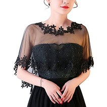 여성용 웨딩 재킷 레이스 신부 볼레로 숄 튤 케이프 신부 들러리 랩 쉬러그 Spj-ivory 1