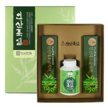인산죽염 1회 죽염 설선물세트(치약2+1회죽염 300g)
