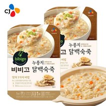 씨제이제일제당 CJ 비비고 누룽지닭백숙죽 280g x9개, 단품