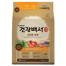 건강백서 전연령 생선 건강한 피부 애견사료, 3개, 3.9kg
