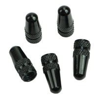 먼지 덮개 알루미늄 자전거 프레스타 밸브 캡 MTB 자전거 도로 자전거 부품, 검은색