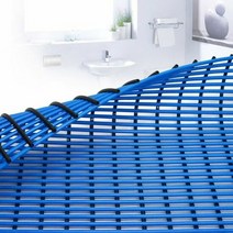 안심 논슬립 튜브롤매트 파랑 6M 욕실 미끄럼방지, 단품