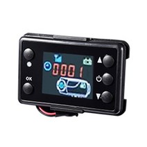 차 박 히터 12/24V 자동차 히터 LCD 스위치 컨트롤러 디젤 에어, 01 12V black