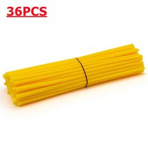 슈퍼커브 계기판 오토바이 휠 림 스포크 스킨 커버 혼다 SH 125I 슈퍼 새끼 CBR 900 RR 그림자 1100 300 호, 08 36PCS Yellow