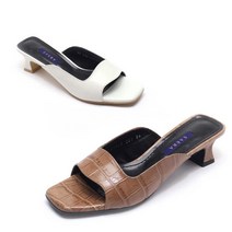[SAERA][세라구두]여성정장 샌들 S21M418 백색 브라 [6CM4