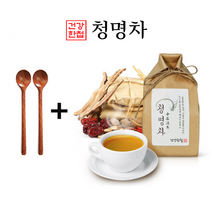 건강한첩 청명차 + 티스푼2P 한방차 재료 학생 수험생 추천 티백, 96g, 2개