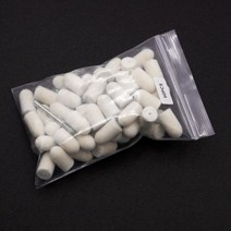 드러멜 드레멜 다용도조각기 양모 연마 휠 폴리싱 디스크 50 개 25mm/13mm/9m dremel 용 버핑 라운드 생크 3.2mm, 10x20mm bullet, 50 pcs