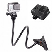 GOPRO HERO 8 플랙시블 클램프 마운트 구스넥 집게, 상세페이지 참조
