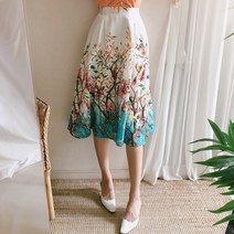 요시아나 [세일] [당일발송] 버드앤올리브 플라워 스커트