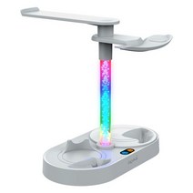 플레이스테이션VR2 PSVR2 컨트롤러 용 VR2 충전 홀더 RGB 라이트 VR 헤드셋 디스플레이 스탠드 플레이 스테이션 액세서리 도크, [01] RGB Light, 01 RGB Light, 한개옵션1