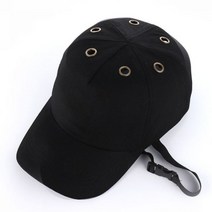 야구 헬멧 검투사 쉴드풋가드 작업 안전 범프 캡 모자 스타일 보호 하드 현장 착용 머리, six holes black, 11.six holes black