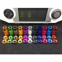 라디오용 양극 산화 알루미늄 스위치 너트 볼트 볼트 라디오마스터 TX16S 점퍼 T-lite FrSky Taranis 컨트, 06 Gold Co