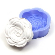 까멜리아 실리콘 몰드 1구 비누 석고방향제 만들기 꽃 모양 플라워 금형틀