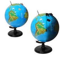 각도조절 자석지구본 밤낮구분 교구 인테리어 220mm 과학 키트