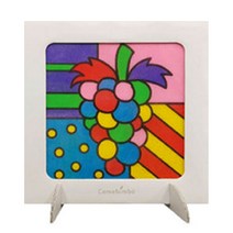 [동화오피스] 데코샌드 디로 액자만들기 / 샌드아트 DIY 어린이 만들기키트, 포도