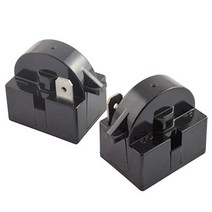 Partstock 2PCS QP2-4R7 4.7 Ohm Refrigerator PTC Starter Relay 1 Pin Fridge Parts Compressor Starter