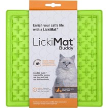 고양이캣휠 캣휠 고양이휠Lickimat 클래식 고양이 슬로우 피더 핥기 매트 지루함 불안, 04 퍼플._01 버디