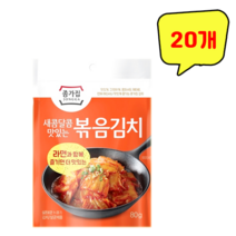 종가집 새콤달콤 볶음김치 80g x 20개