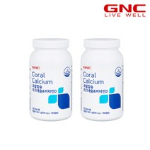 [GNC] 코랄칼슘 마그네슘 & 비타민 D (180정) 3개월분 x2개 / 총 6개월분, 단품, 단품