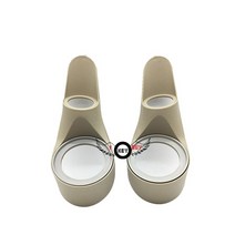 자동차트위터 차량우퍼 hifi스피커 자동차 스피커 오디오 a필러 3 방향 트위터 브래킷 가스켓 2 인치 amp 3.5 4 플라스틱 와셔 1 쌍