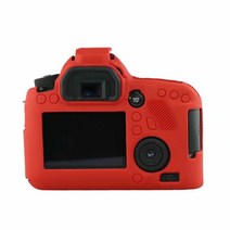 카메라 케이스 좋은 부드러운 실리콘 고무 카메라 캐논 5DMark III 5D3 5D4 6D 70D 77D 200D 가방에 대 한, 12 6D red